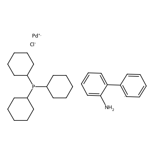 Chloro[(tricyclohexylphosphine)-2-(2'-aminobiphenyl)]palladium(II)