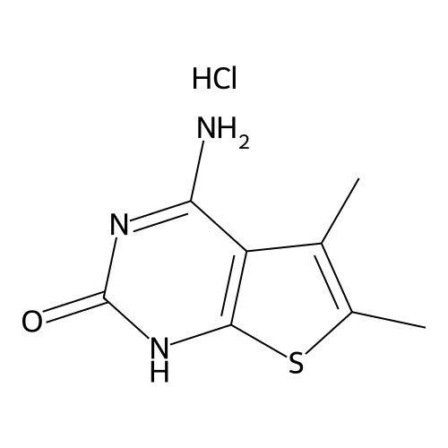 "4-amino-5,6-dimethyl thieno(2,3-d)pyrimidin-2(1H)-one hydrochloride"