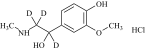 "(±)-Metanephrine-alpha,beta,beta-d3 HCl"