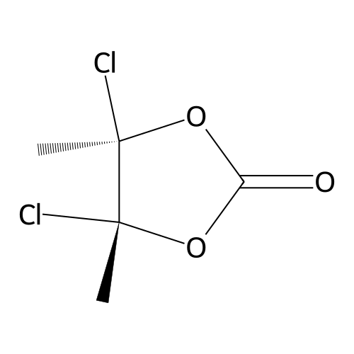 "trans-4,5-dichloro-4,5-dimethyl-1,3-dioxolan-2-one"