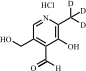 Pyridoxal-d3 Hydrochloride