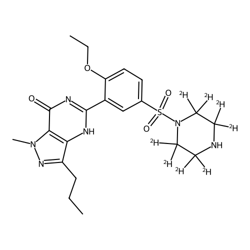 Sildenafil EP Impurity F-d8 (N-Desmethyl Sildenafil-d8)