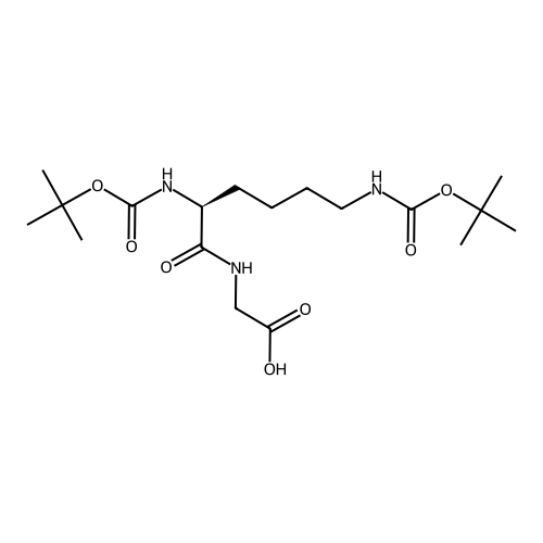 Boc-Lys(Boc)-Gly-OH