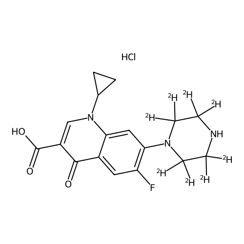 Ciprofloxacin-D8 Hydrochloride