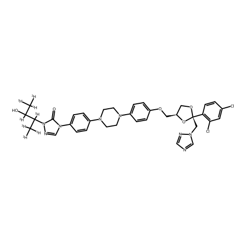 Hydroxy Itraconazole-d8 (Mixture of Diastereomers)