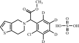 rac-Clopidogrel-d4 Hydrogen Sulfate