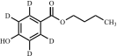 "n-Butyl 4-Hydroxybenzoate-2,3,5,6-d4"