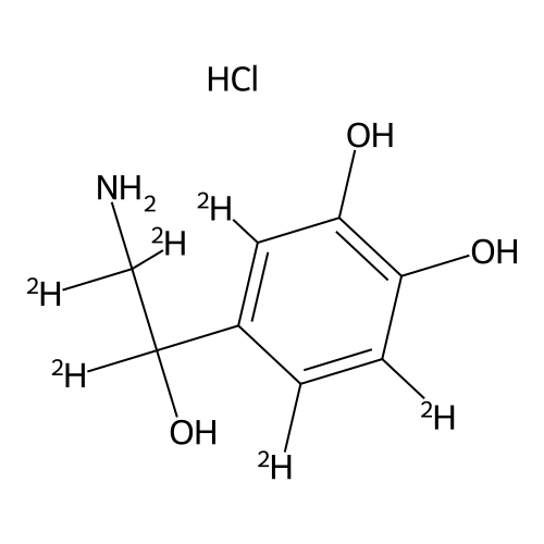 "(±)-Norepinephrine-2,5,6,?,?,?-d6 HCl"