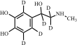 "(±)-Epinephrine-2,5,6,?,?,?-d6"