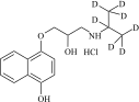 4-Hydroxy Propranolol-d7 HCl