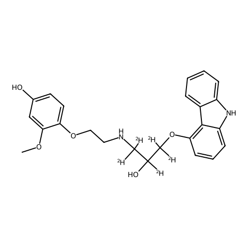 4`-Hydroxyphenyl Carvedilol-D5