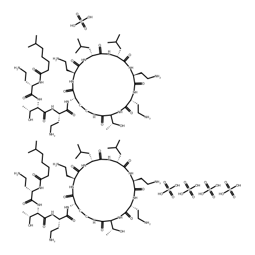 Colistin Sulfate (Mixture of A and B compound)