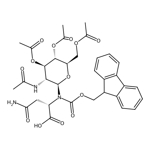 Fmoc-Asn(GlcNAc(Ac)3-?-D)-OH