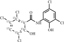Oxyclosanid-13C6