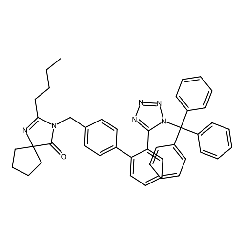 "1,3-Diazaspiro[4.4]non-1-en-4-one, 2-butyl-3-[[2'-[1-(triphenylmethyl)-1H-tetrazol-5-yl][1,1'-biphenyl]-4-yl]methyl]"