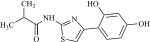 N-(4-(2,4-Dihydroxyphenyl)thiazol-2-yl)isobutyramide