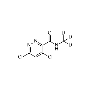 "4,6-Dichloro-N-(methyl-d3)-3-pyridazinecarboxamide"