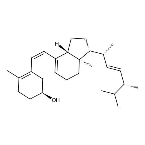 Previtamin D2 (~90%)