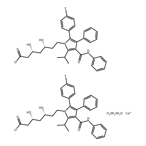 Atorvastatin hemicalcium trihydrate