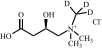L-Carnitine-d3 HCl (N-methyl-d3)