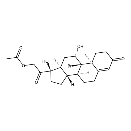 9-Bromo-11,17-dihydroxy-3,20-dioxopregn-4-en-21-yl acetate