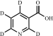 Nicotinic Acid-d4