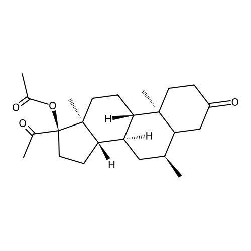 "Medroxyprogesterone Acetate EP Impurity F (Medroxyprogesterone Acetate USP Related Compound A, 4,5-beta-Dihydromedroxyprogesterone Acetate)"