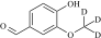 4-Hydroxy-3-methoxybenzaldehyde-d3
