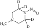 N-Methyl-N’-nitrosopiperazine-d4