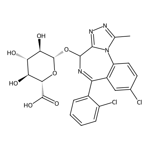4-Hydroxy Triazolam b-D-Glucuronide