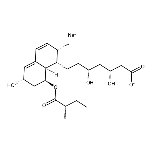 sodium;(3R,5R)-7-[(1S,2S,6S,8S,8aR)-6-hydroxy-2-methyl-8-[(2S)-2-methylbutanoyl]oxy-1,2,6,7,8,8a-hexahydronaphthalen-1-yl]-3,5-dihydroxyheptanoate