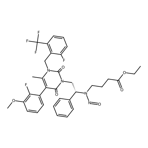 N-Nitroso Elagolix Ethyl Ester Impurity