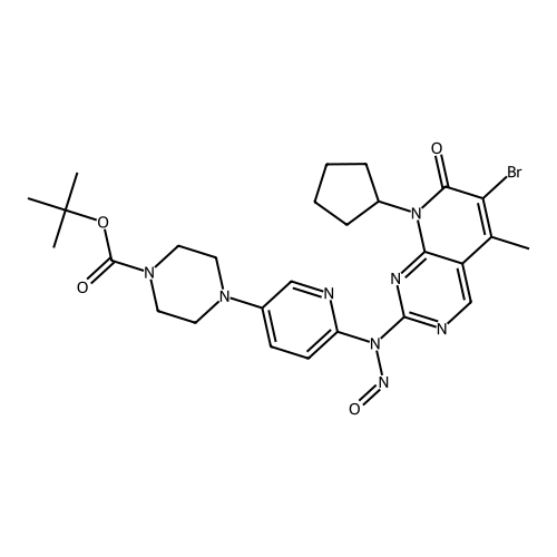 N-Nitroso Palbociclib N-BOC 6-Bromo Analog Impurity