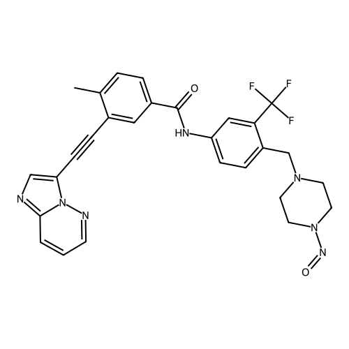 N-Nitroso Nitroso Derivative Impurity of Desmethyl Ponatinib