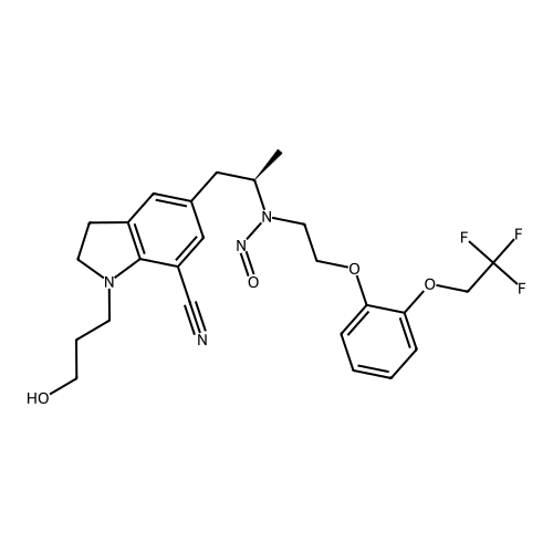 N-Nitroso Silodosin Nitrile Impurity